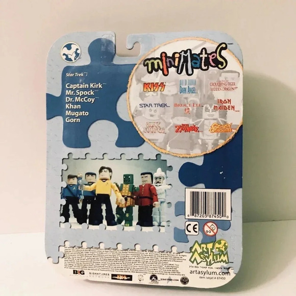 2002 Star Trek Minimates Gorn and Dr McCoy 3 Inch Tall  Figures - Picture 13 of 16